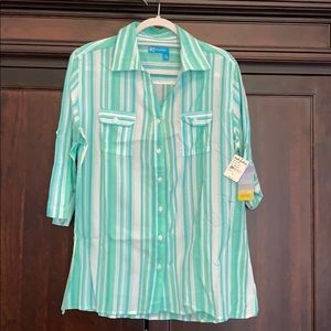 Fresh Produce - Blouse 3/4 length sleeve with tabs